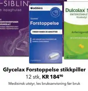 Apotek 1 Glycelax Forstoppelse stikkpiller tilbud