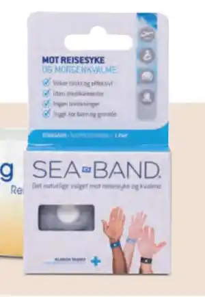 Apotek 1 Sea-Band akupressurarmbånd tilbud