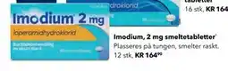 Apotek 1 Imodium, 2 mg smeltetabletter tilbud