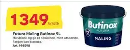 Byggmax Futura Maling Butinox 9L tilbud