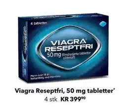 Apotek 1 Viagra Reseptfri, 50 mg tabletter tilbud