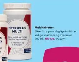 Apotek 1 Multi tabletter tilbud