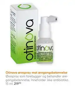 Vitusapotek Otinova ørespray mot øregangsbetennelse tilbud