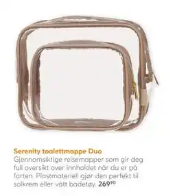 Vitusapotek Serenity toalettmappe Duo tilbud