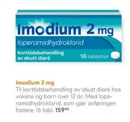 Vitusapotek Imodium 2 mg tilbud