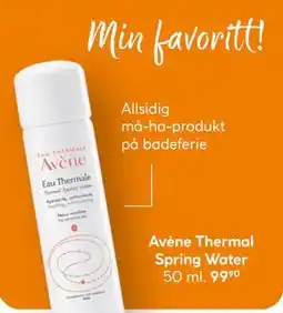 Vitusapotek Avène Thermal Spring Water tilbud