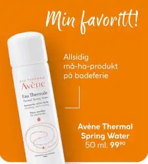 Vitusapotek Avène Thermal Spring Water tilbud