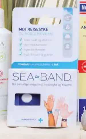 Vitusapotek Sea-Band akupressurarmbånd tilbud