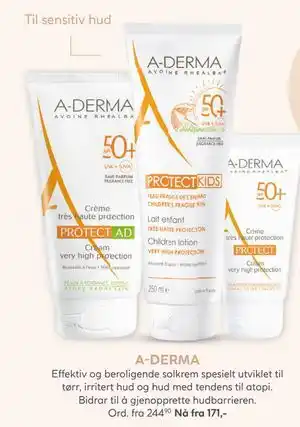 Vitusapotek A-DERMA tilbud