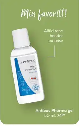 Vitusapotek Antibac Pharma gel tilbud