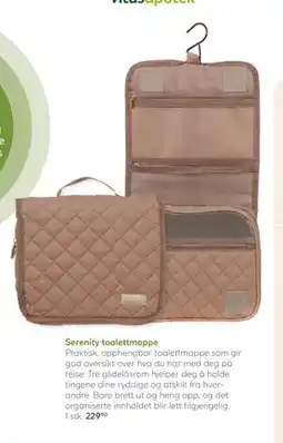 Vitusapotek Serenity toalettmappe tilbud