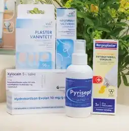 Vitusapotek Norgesplaster antibakteriell sårsalve tilbud