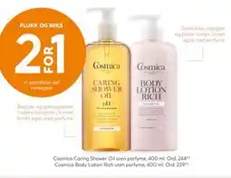 Vitusapotek Cosmica Caring Shower Oil uten parfyme tilbud