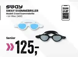 Sport Outlet SWAY SVØMMEBRILLER tilbud