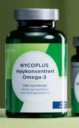 Vitusapotek Nycoplus Høykonsentrert Omega-3, 1000 mg tilbud