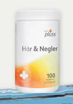 Vitusapotek Vidi pluss hår og negler tilbud