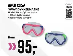 Sport Outlet SWAY DYKKERMASKE tilbud