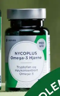 Vitusapotek Nycoplus Omega-3 Hjerne tilbud