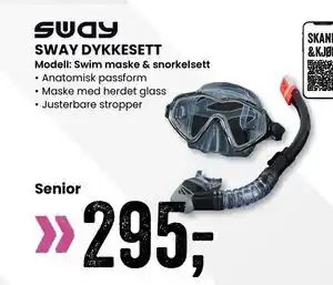 Sport Outlet SWAY DYKKESETT tilbud