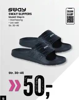 Sport Outlet SWAY SLIPPERS tilbud