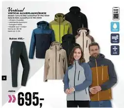 Sport Outlet VERTICAL ALLVÆRSJAKKE/BUKSE tilbud