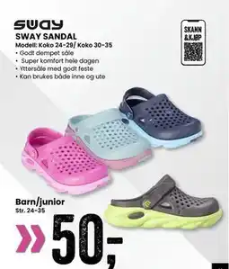 Sport Outlet SWAY SANDAL tilbud