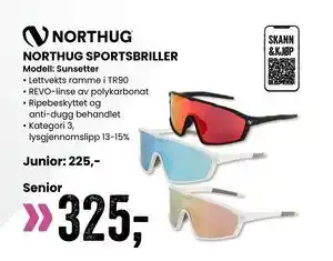 Sport Outlet NORTHUG SPORTSBRILLER tilbud