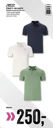 Sport Outlet CRUZ T-SKJORTE tilbud