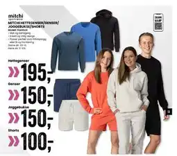 Sport Outlet MITCHI HETTEGENSER/GENSER/ JOGGEBUKSE/SHORTS tilbud