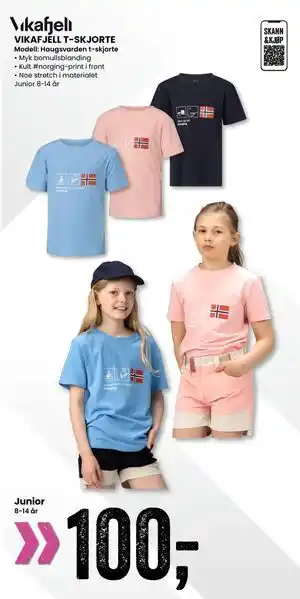 Sport Outlet VIKAFJELL T-SKJORTE tilbud