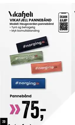 Sport Outlet VIKAFJELL PANNEBÅND tilbud