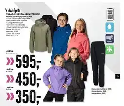 Sport Outlet VIKAFJELL REGNJAKKE/BUKSE tilbud
