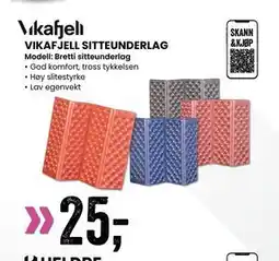 Sport Outlet VIKAFJELL SITTEUNDERLAG tilbud