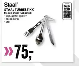 Sport Outlet STAAL TURBESTIKK tilbud
