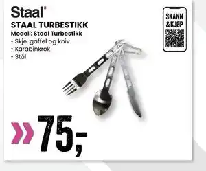 Sport Outlet STAAL TURBESTIKK tilbud