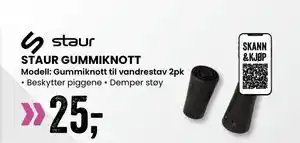 Sport Outlet STAUR GUMMIKNOTT tilbud