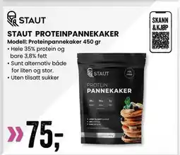 Sport Outlet STAUT PROTEINPANNEKAKER tilbud