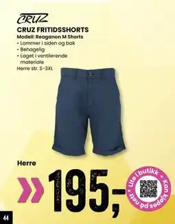 Sport Outlet CRUZ FRITIDSSHORTS tilbud