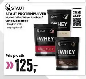 Sport Outlet STAUT PROTEINPULVER tilbud