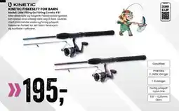 Sport Outlet KINETIC FISKESETT FOR BARN tilbud
