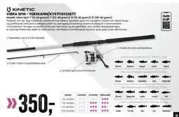 Sport Outlet VIBRA SPIN - FERSKANN/KYSTFISKESETT tilbud
