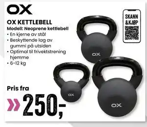 Sport Outlet OX KETTLEBELL tilbud