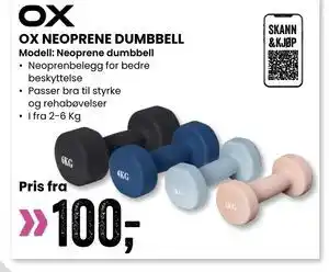 Sport Outlet OX NEOPRENE DUMBBELL tilbud