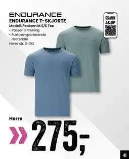 Sport Outlet ENDURANCE T-SKJORTE tilbud
