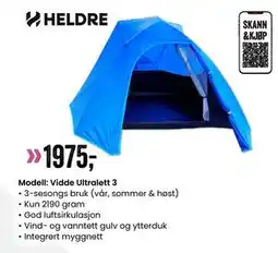 Sport Outlet Modell: Vidde Ultralett 3 tilbud