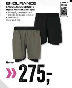 Sport Outlet ENDURANCE SHORTS tilbud