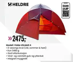 Sport Outlet Modell: Vidde Ultralett 4 tilbud