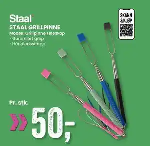 Sport Outlet STAAL GRILLPINNE tilbud