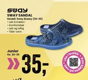 Sport Outlet SWAY SANDAL tilbud