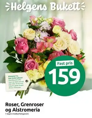 Joker Roser, Grenroser og Alstromeria tilbud